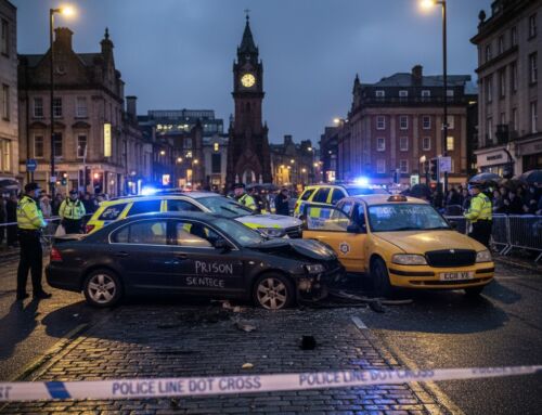 Driver Jailed After Belfast City Centre Police Chase Ends in Taxi and Police Vehicle Collision